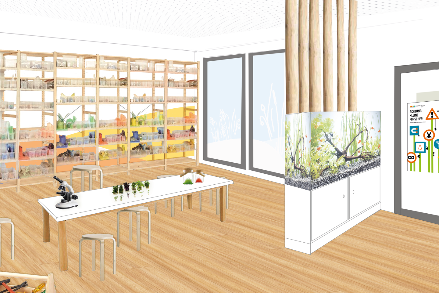 In unserer Natur- und Forscher-Kita steht Ihr Kind im Mittelpunkt